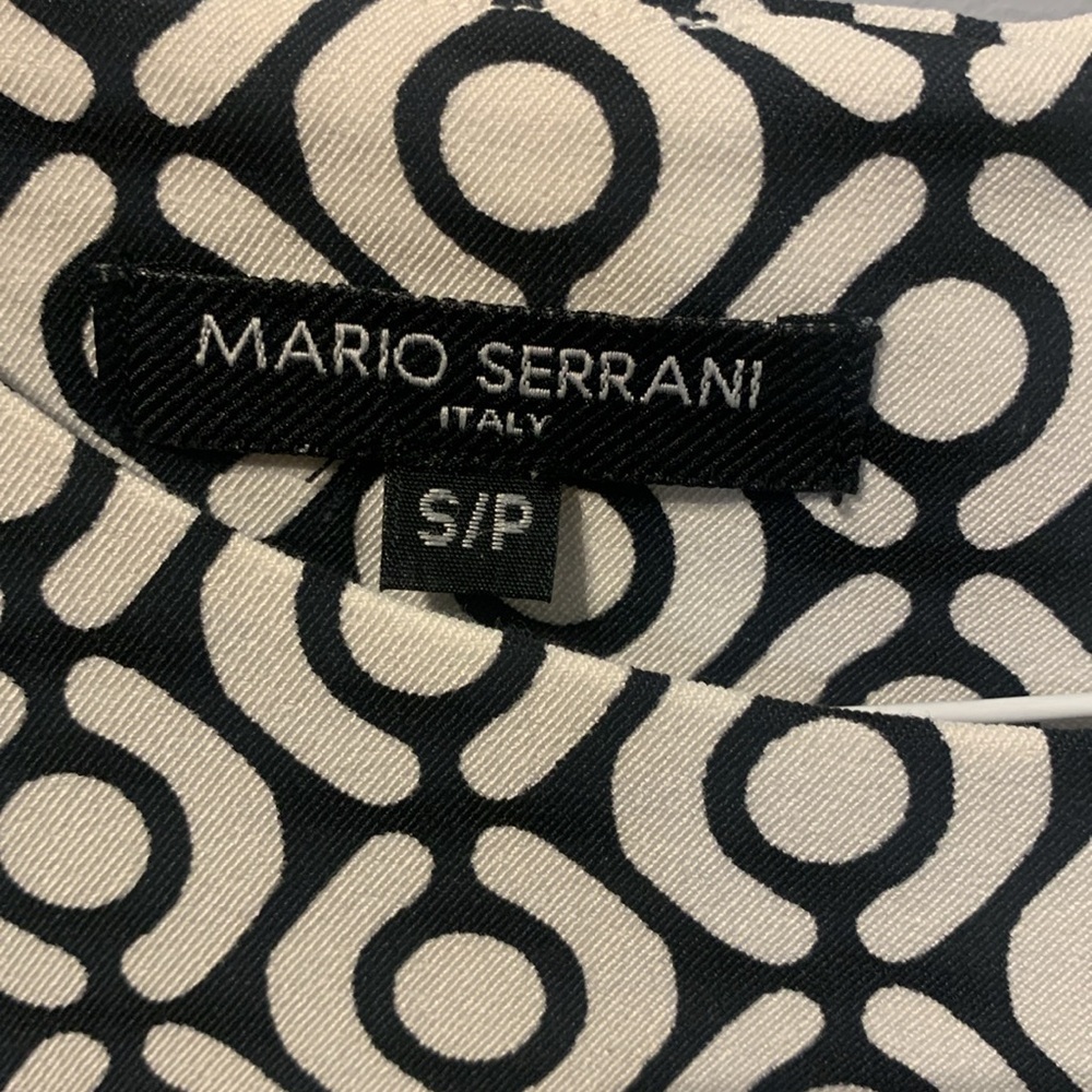 Mario Serrani Geometric Pattern Dress - Picture 4 of 6